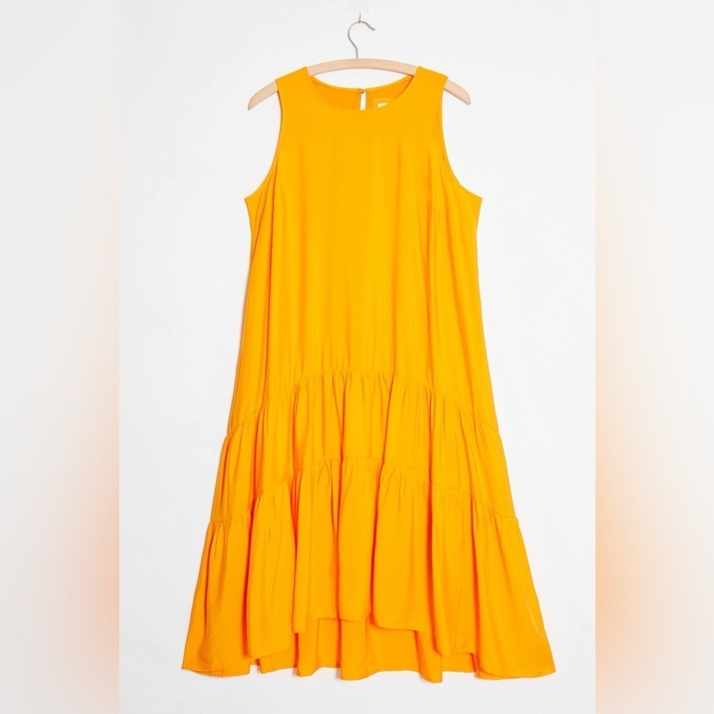 Anthropologie Maeve Marlene sleeveless tiered maxi dress - Picture 3 of 9